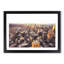 Flying over the Chicago Skyline - Picture Frame Graphic Art Print-56713652-56713655
