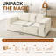 Modular Corduroy 202cm 2-seater Boneless Sofa, No Assembly Required, With High Rebound Sponge-131201705