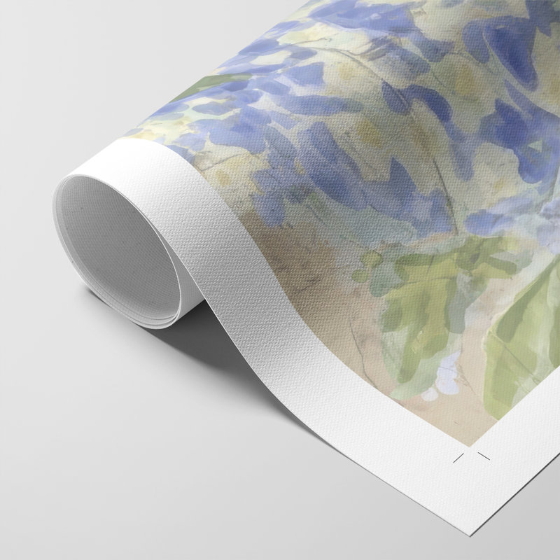 Rétro hydrangée rétro II - impression sur toile seulement - non encadrée