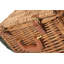 Deluxe 2 Person Wicker Fitted Picnic Hamper with Tweed Effect Lining