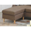 Canapé modulaire de coin en polyfibre de salon avec conception réversible et coussins de dossier capitonnés, incluant des coussins pour un confort accru.