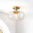 Tatem Glass Semi Flush Mount-508302456
