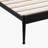 Intercon Modern Metal Panel Bed, Black, Queen Size-119461836
