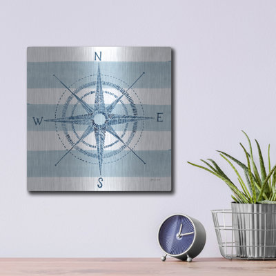 «Nautical Compass» par Yvette St. Amant, art mural en métal