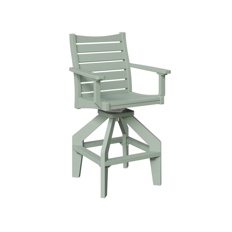 Chaise de bar pivotante Berlin Gardens Bristol, Seafoam