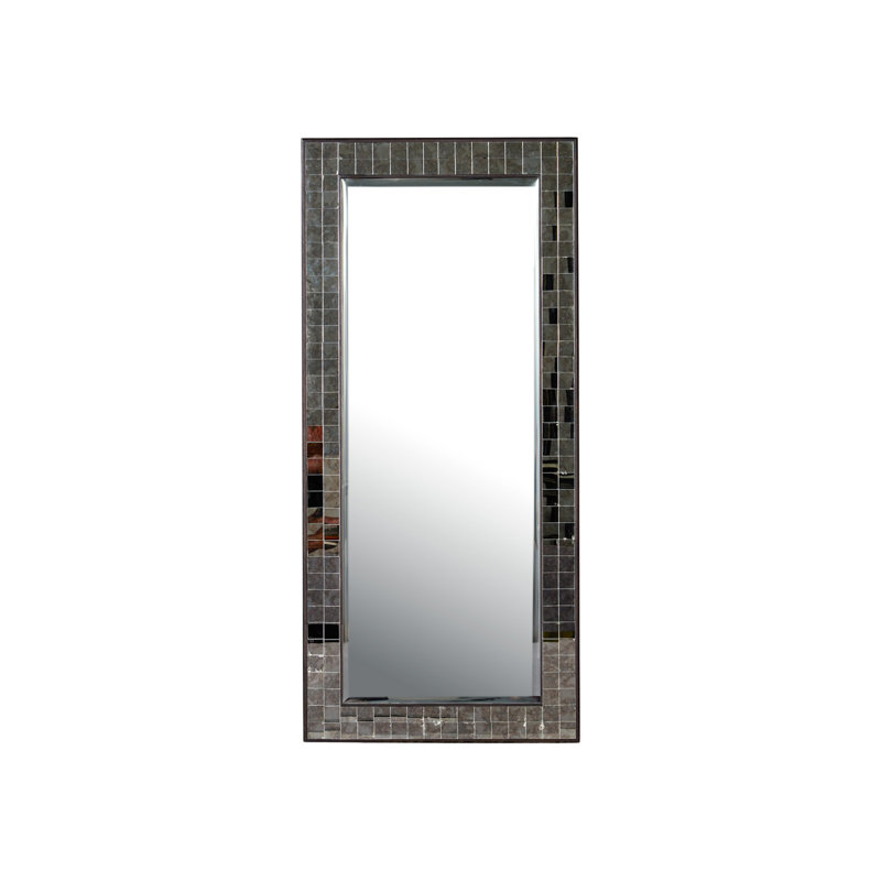 Mosaico Rectangle Solid Wood Wall Mirror