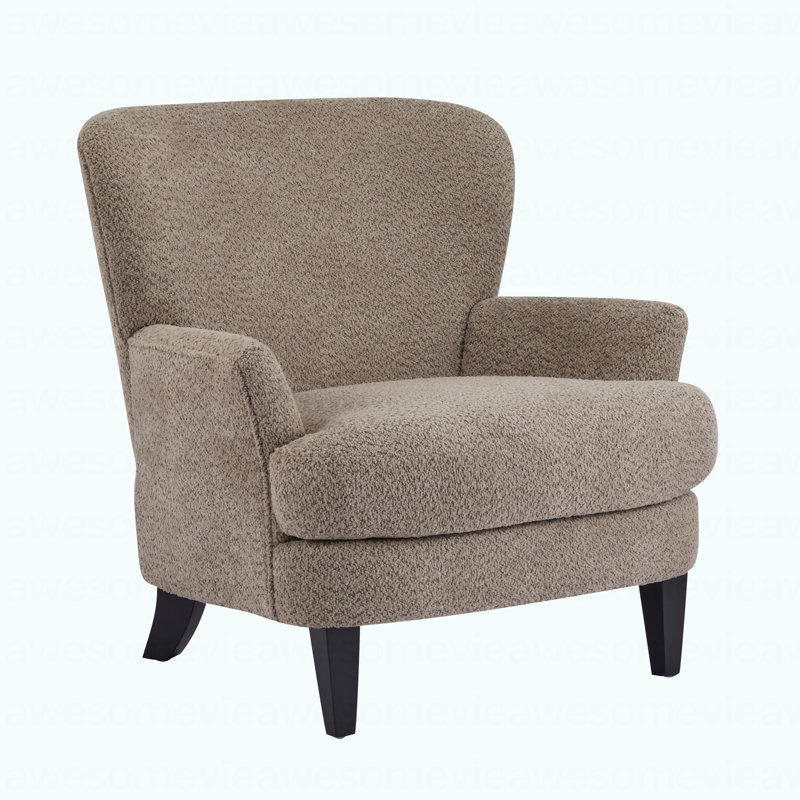 Fauteuil club moderne rembourré Boucle