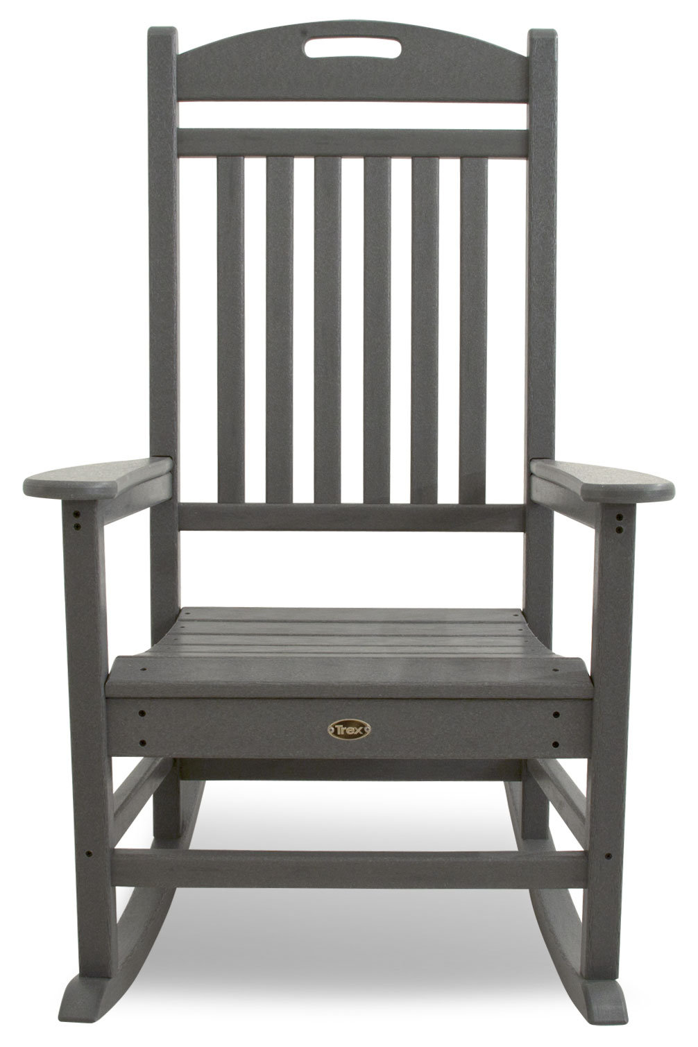 POLYWOOD® Yacht Club Patio Rocking Chair, Gray