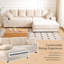 Canapé modulaire 108,6 po, canapé modulaire en velours côtelé épaissi-504229764