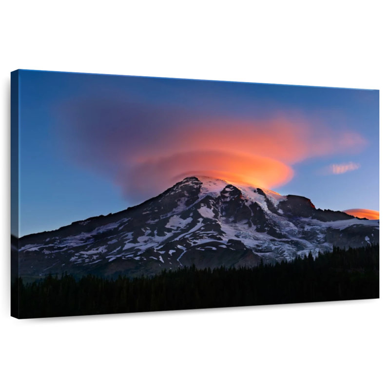 Dôme nuage Alvord Mount Rainier, H 8 po x l 12 po