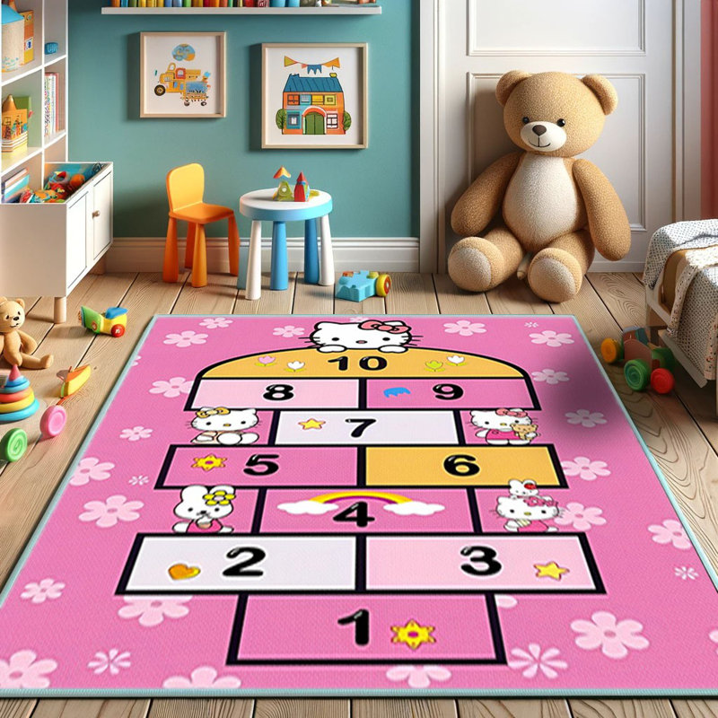 Tapis en coton Laci, Rectangle 6 pi 7 po x 9 pi 10 po