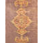 Tapis oriental mauve / jaune / orange en laine noué à la main Sivas