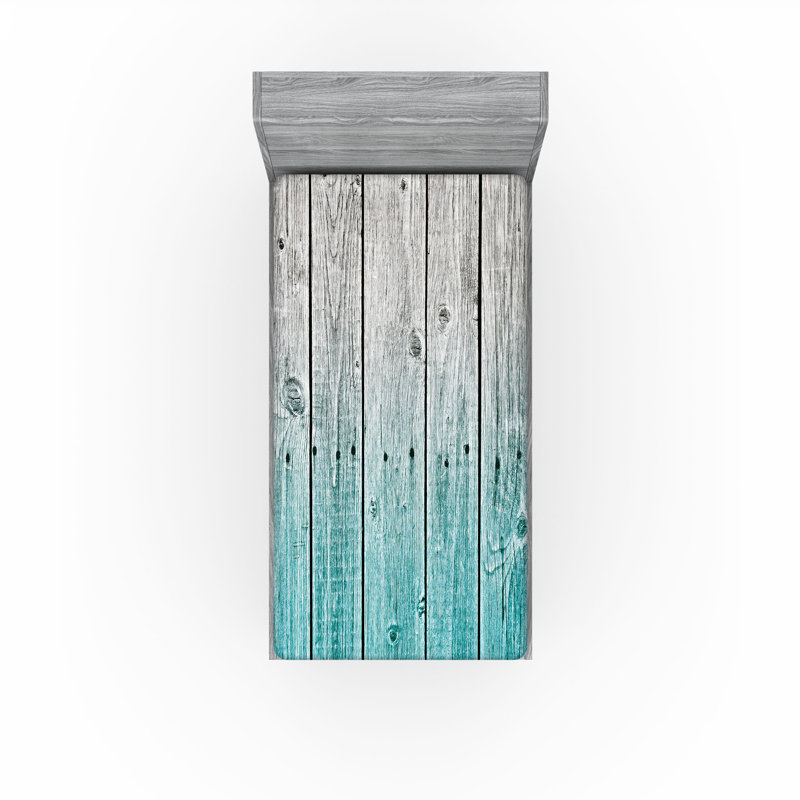 Ensemble de 2 draps-housses Ambesonne, Drap-housse de taille simple