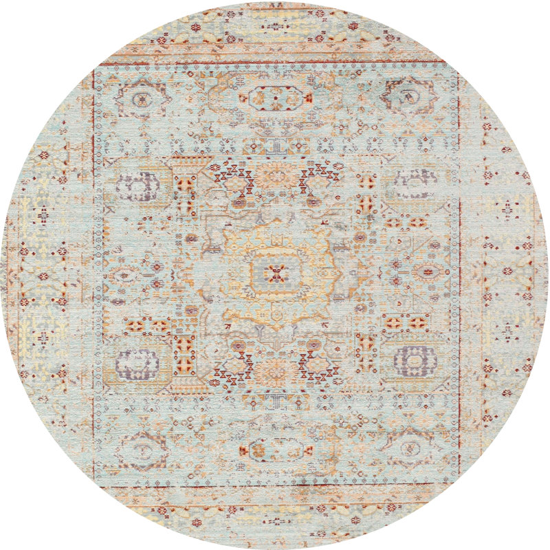Oriental Indoor Rug, Round 6'
