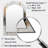 Black And White Ink Organic Fusion II - Abstract Shapes Asymmetrical Decorative Mirror, Modern Freeform Large Wall Mirror, Printed Metal Art-906904125
