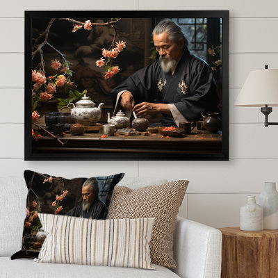 Asian Art Harmony in Tea VII - reproduction d'art