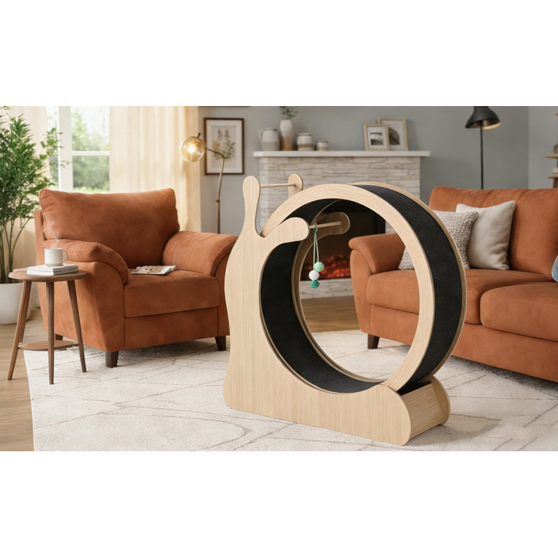Scratching Post, 103cm (W) x 36cm (D) x 105cm (H), Beige