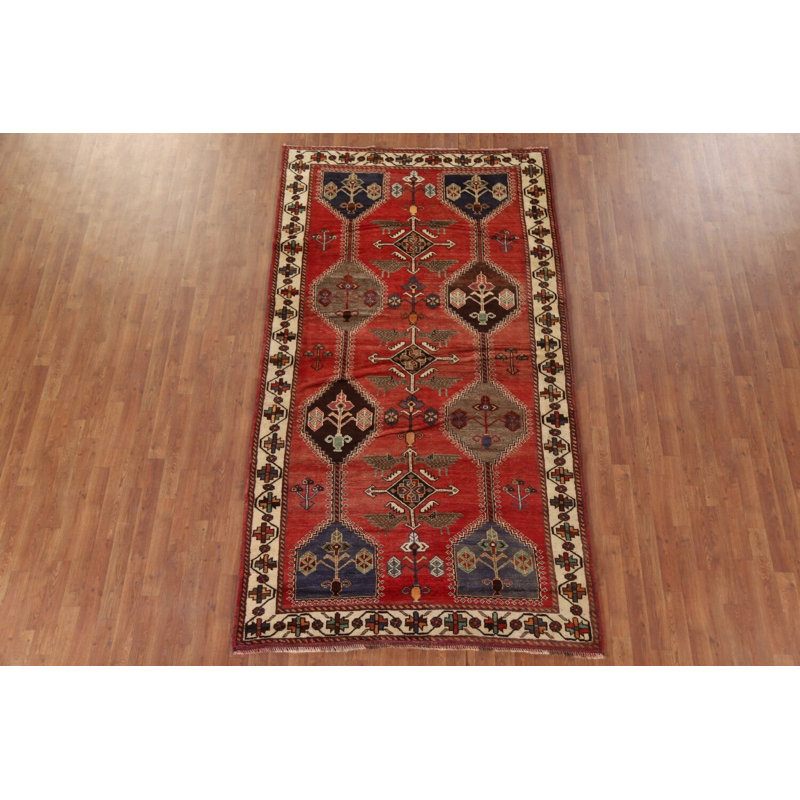 Tapis traditionnel en laine Tribal 5 x 9