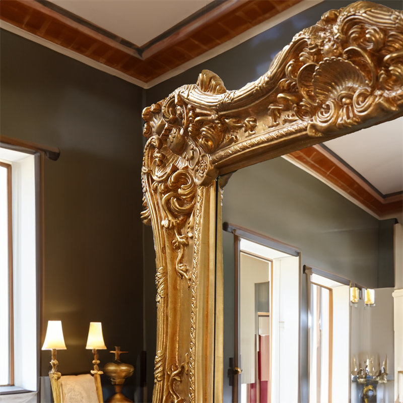 Rectangle Mirror, Gold