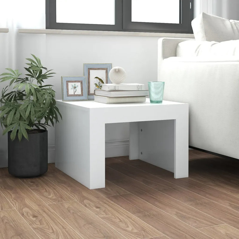 Aleyska Sled Coffee Table, White