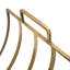 Linear Log Basket Brass H48.5Cm