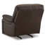 Fauteuil inclinable standard berçant en cuir Olara