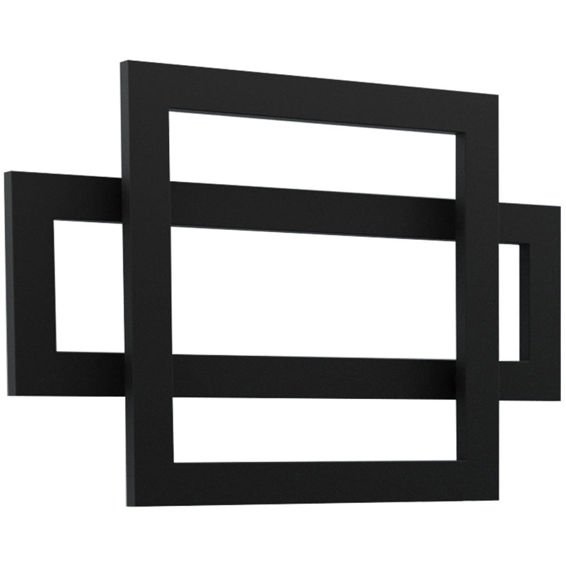 Cadiz Wall Mount Electric Towel Warmer, Black