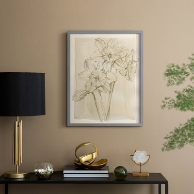 «Spring Promises II», reproduction encadrée - bois massif