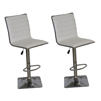 Claudette Swivel Upholstered Adjustable Height Counter Stool