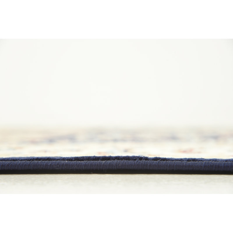 Tapis oriental bleu marine Jackson, Rond 10 pi