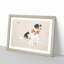 Two Puppies by Takeuchi Seiho - Picture Frame Painting Print-55606012-55606013