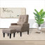 Chaise d'appoint en velours côtelé Classic
