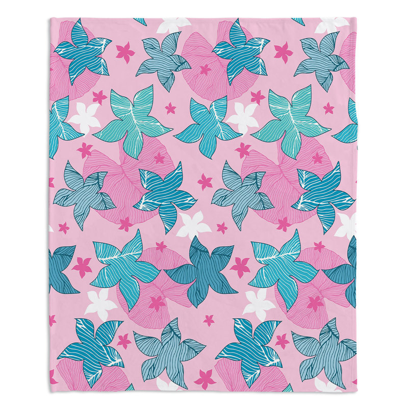 Couverture sherpa doux rose, l 68 po x L 80 po
