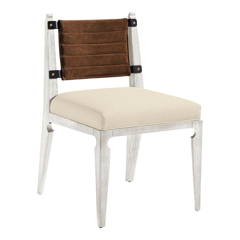 Thom Filicia Home Gifford Side Chair, Kimoni Natural, Casa Blanca