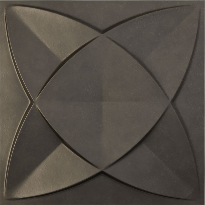 Universal Aged Metallic Weathered Steel 3D Wall Panel