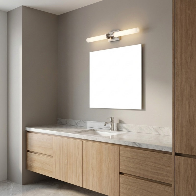 Coiffeuse Coles, H 5 po x l 30 po x P 3,87 po, Nickel brossé