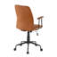 Chaise de bureau contemporaine en similicuir