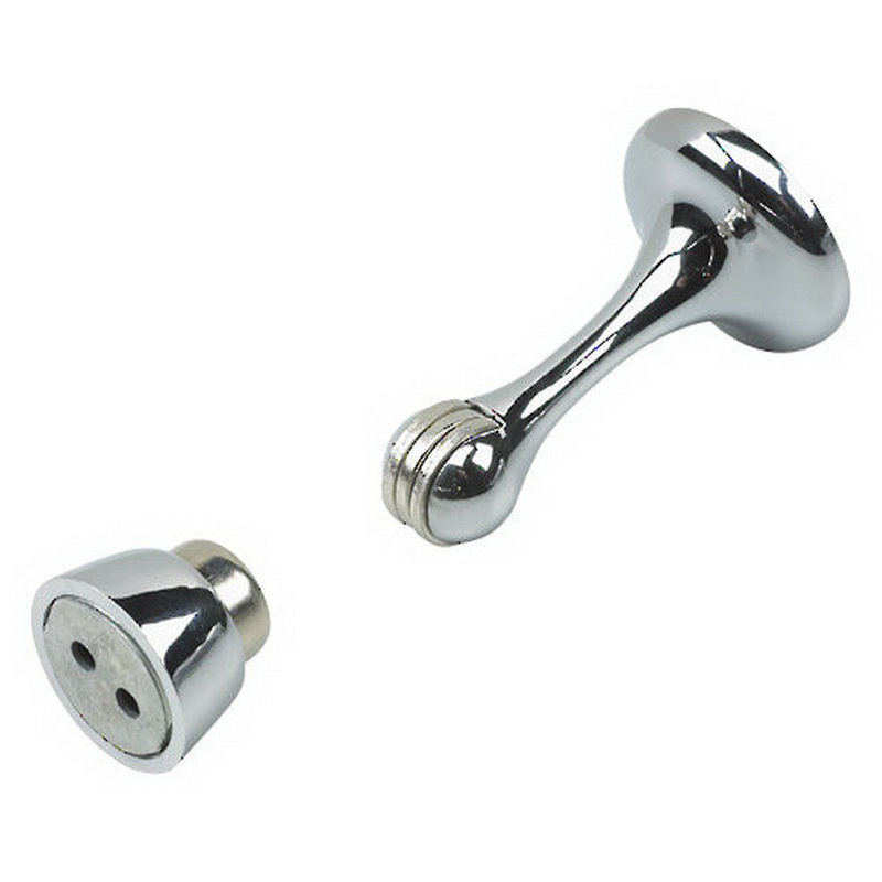 Butoir de porte magnétique en acier, Chrome