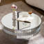 Table basse ronde à miroir 30,91 pouces