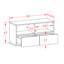 Strombury Unfinished Floating TV Stand-651796797