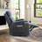 33.07" W Upholstered Manual Recliner with Massage and Heating -693330096