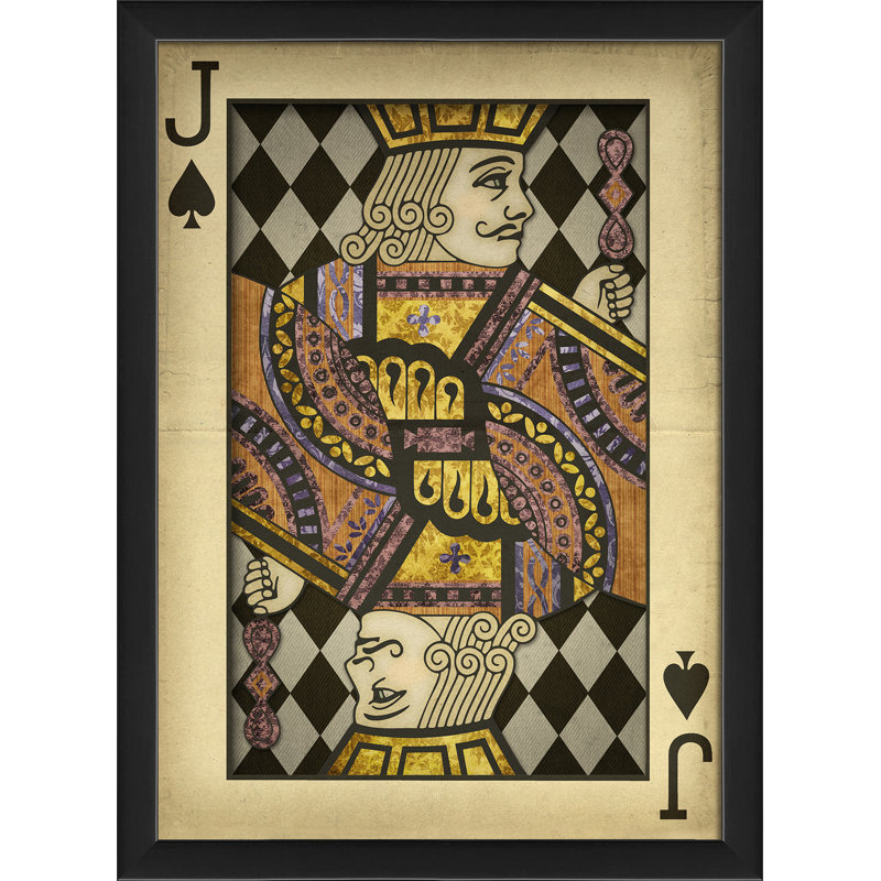 « jack of pique », impression encadrée