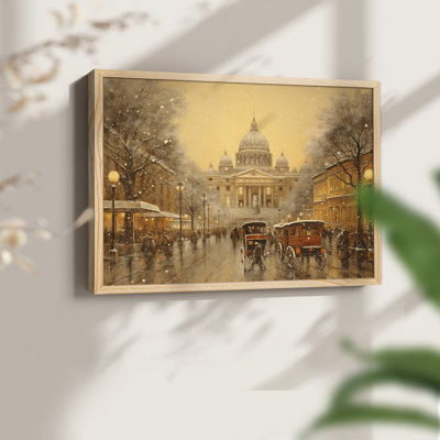 Chirstmas Art-CCCXXXVI -Framed Print - Restickable