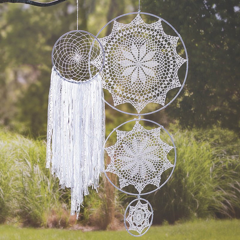 Boho Plants & Flowers Wall Decor on Fabric