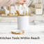 Ceramic / Porcelain Round Utensil Crock