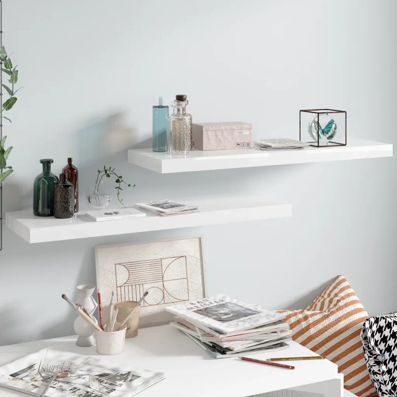 Brandolyn 2 Piece Floating Shelf
