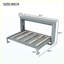 Twin Size Grey Murphy Bed, Foldable into Cabinet for Space Saving