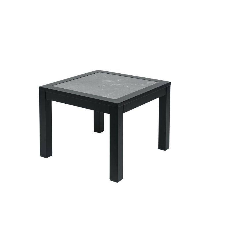 Table de bout Belmar, Noir, Pietro
