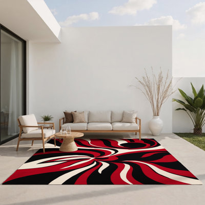 Tapis intérieur et extérieur Flame Arc