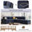 U_STYLE  L-Shaped Padded Modular Sofa With Storage Space-1521214300